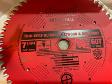 Load image into Gallery viewer, 7 1/4” x 60T thin kerf ultimate plywood and melamine blade for circular saw