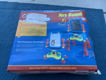 Load image into Gallery viewer, Double sided Easel/dry erase board and chalk board