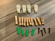 Load image into Gallery viewer, Gold wall grid panel for organizing