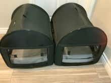 Load image into Gallery viewer, Portable 2 in 1 double kennel tube carrier