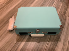Load image into Gallery viewer, Portable turntable with built in Bluetooth speakers