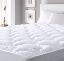 Load image into Gallery viewer, Pillow top mattress pad cover (king)