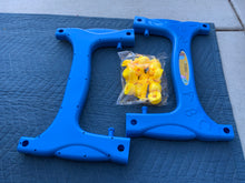 Load image into Gallery viewer, Double sided Easel/dry erase board and chalk board