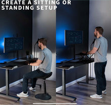 Load image into Gallery viewer, Single monitor adjustable desk mount(extra tall)