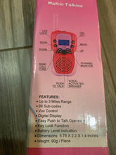 Load image into Gallery viewer, kids 2 way radio with backlit LCD flashlight