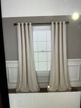 Load image into Gallery viewer, 2 pack grommet blackout curtains