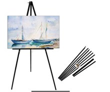 Load image into Gallery viewer, 66” adjustable tripod display floor easel