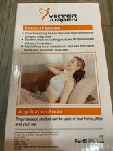 Load image into Gallery viewer, Shiatsu massage pillow with heat