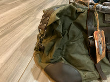 Load image into Gallery viewer, 22” Waterproof waxed canvas duffel bag