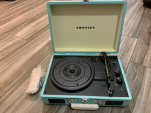 Load image into Gallery viewer, Portable turntable with built in Bluetooth speakers