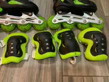 Load image into Gallery viewer, Child’s in-line skates (safety pads included)