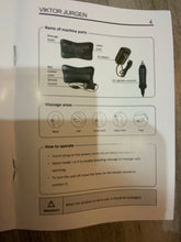 Load image into Gallery viewer, Shiatsu massage pillow with heat