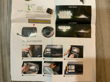 Load image into Gallery viewer, 2pc rectangle LED headlights