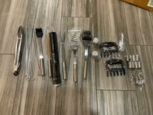 Load image into Gallery viewer, 35 piece bbq apron and utensil set