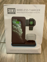 Load image into Gallery viewer, 3 in 1 wireless charger for AirPods, smartphone, Apple iWatch