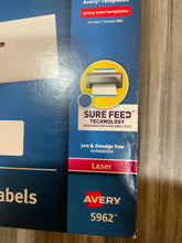 Load image into Gallery viewer, Easy peel Address labels (1-1/3” x 4”)