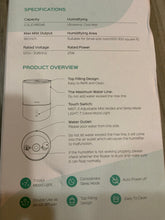 Load image into Gallery viewer, Humidifier and oil diffuser