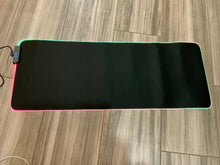 Load image into Gallery viewer, Lighted gaming mouse pad with wrist support