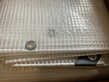 Load image into Gallery viewer, Commercial heavy duty waterproof clear mesh tarp