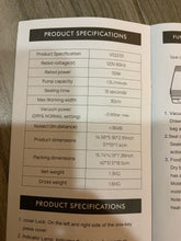 Load image into Gallery viewer, Vacuum sealer machine with cutter