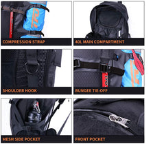 Load image into Gallery viewer, TFO external frame hiking backpack