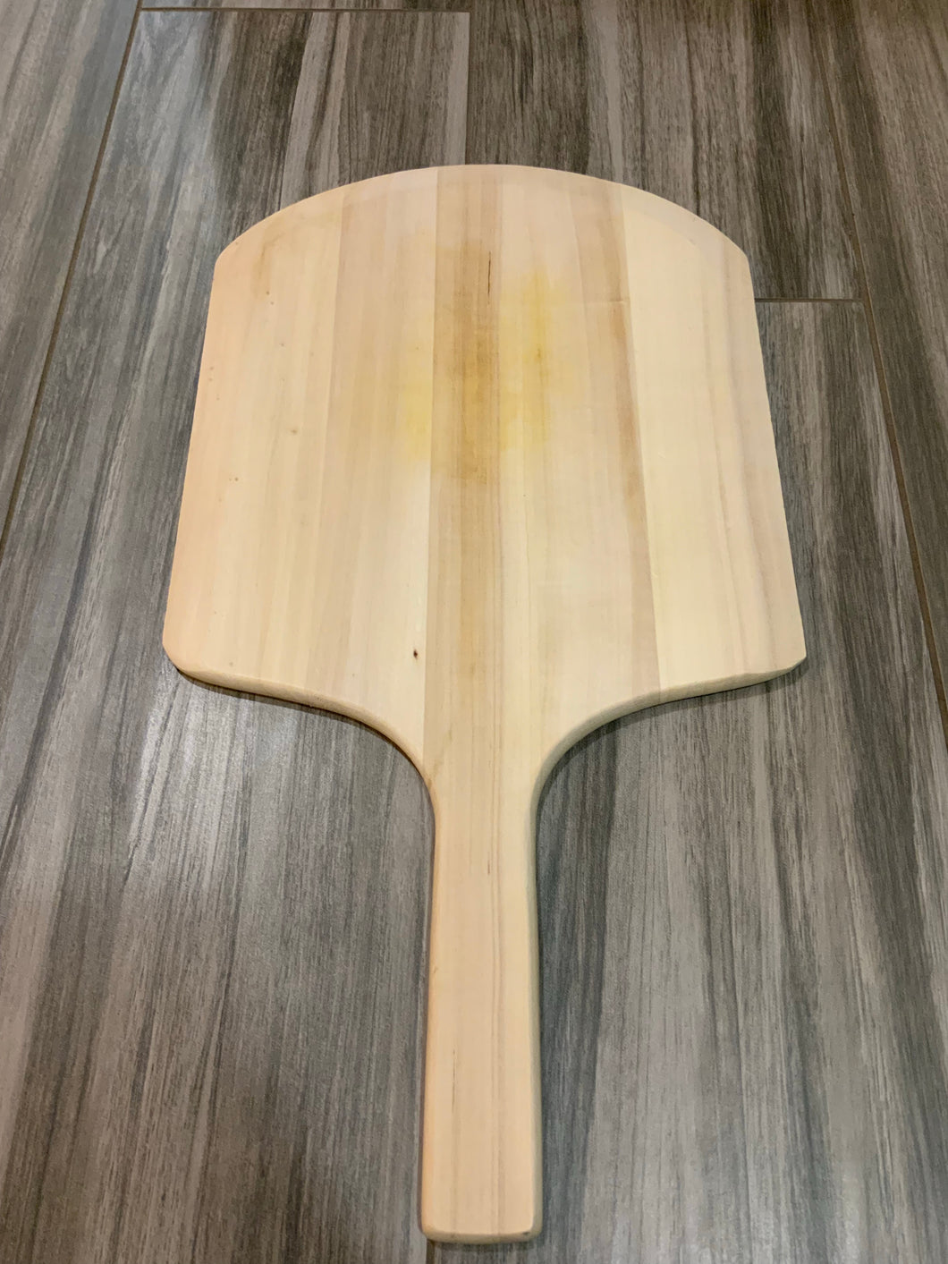 Wooden pizza peel