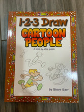 Load image into Gallery viewer, 1-2-3 Draw Cartoon drawing books (set of 6)
