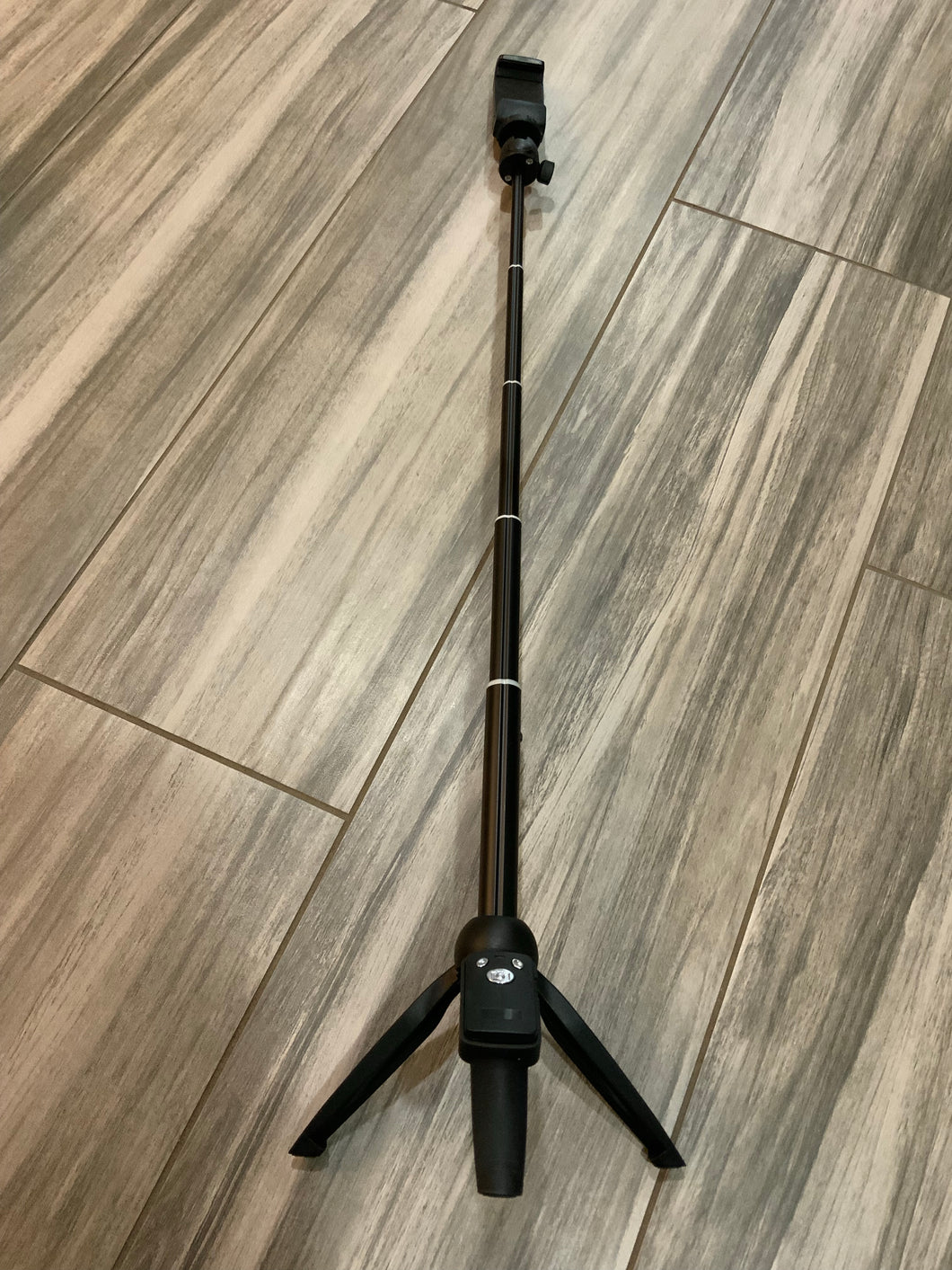 Tripod selfie stick with wireless remote