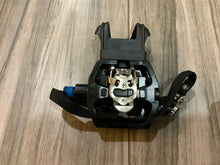 Load image into Gallery viewer, Exercise bike SPD pedals with toe clip and straps
