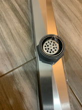 Load image into Gallery viewer, 36” linear shower drain with removable wave pattern grate
