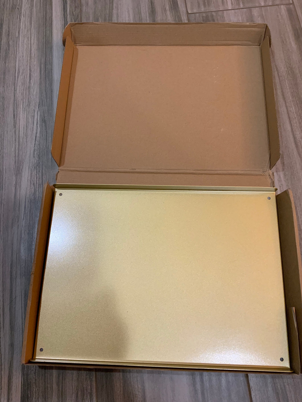 Gold tray (for Vanity, food, candle holder)