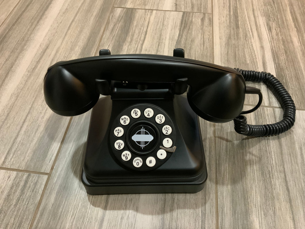 Desk phone with push button technology