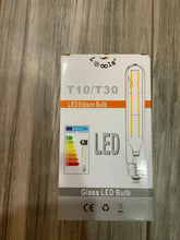 Load image into Gallery viewer, T10/T30 dimmable LED Edison bulbs (3 bulbs included)
