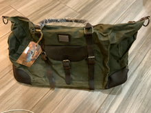 Load image into Gallery viewer, 22” Waterproof waxed canvas duffel bag
