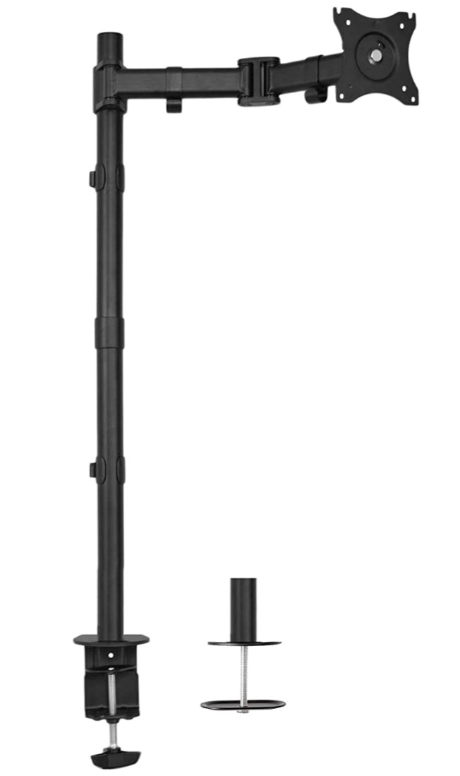 Single monitor adjustable desk mount(extra tall)