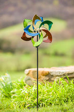 Load image into Gallery viewer, 32” pole for evergreen kinetic wind spinning topper for outdoor
