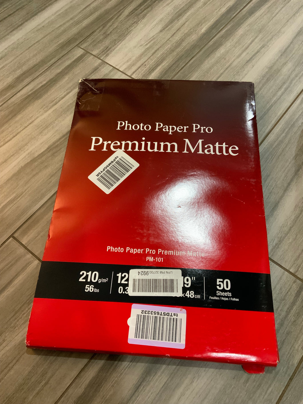 13” x 19” pro premium matte photo paper (50 pieces)