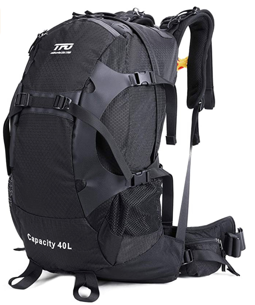 TFO external frame hiking backpack