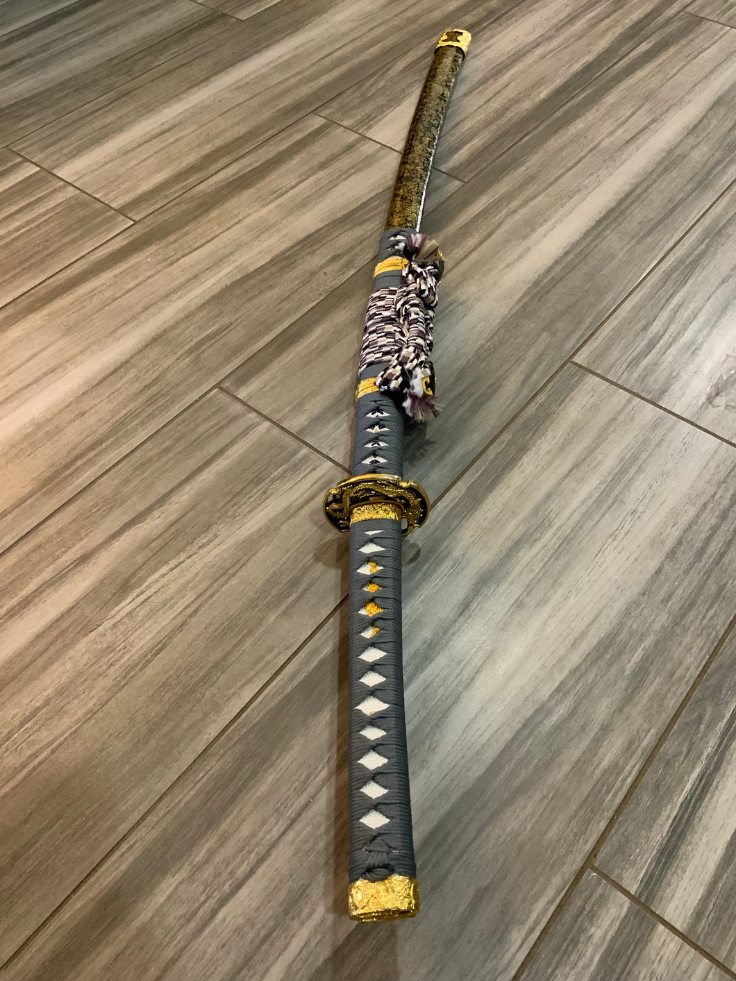 Japanese samurai sword - Damascus