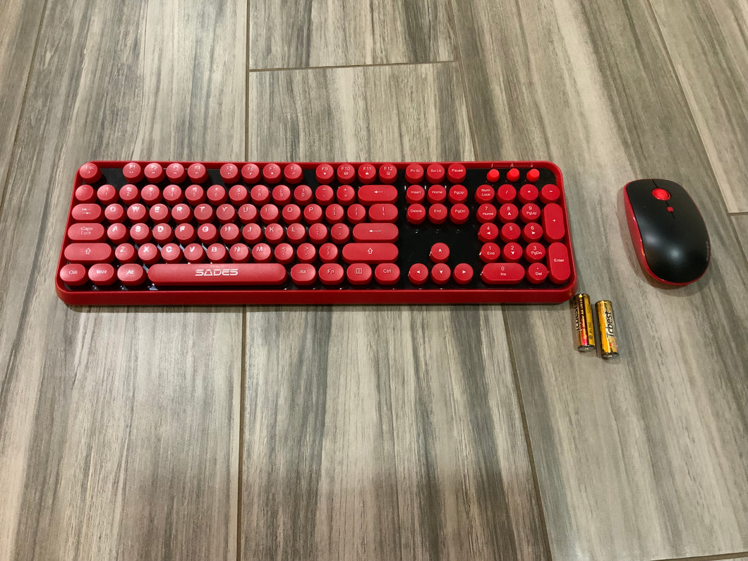 Wireless keyboard and mouse combo