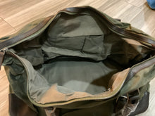 Load image into Gallery viewer, 22” Waterproof waxed canvas duffel bag
